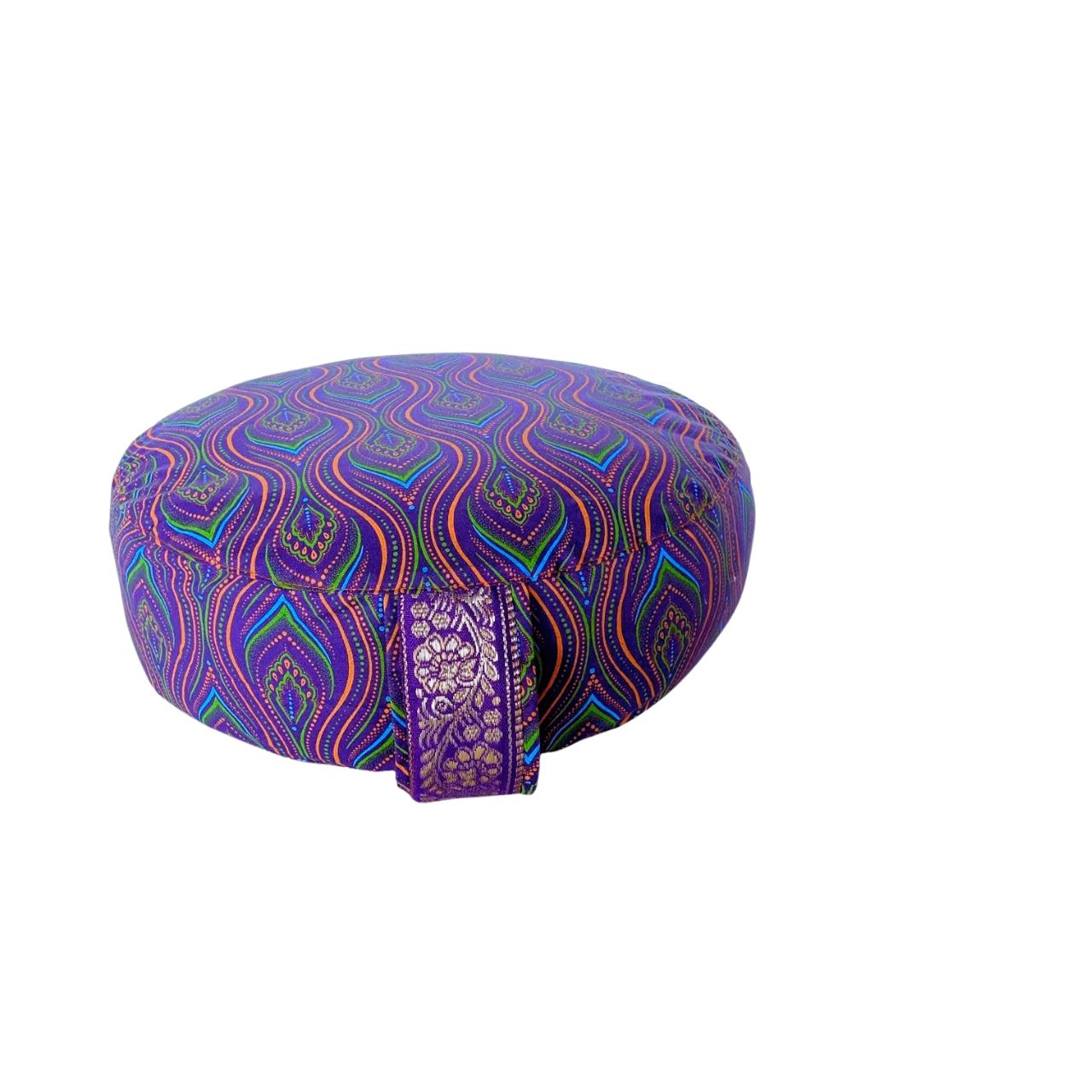 meditation cushion purple